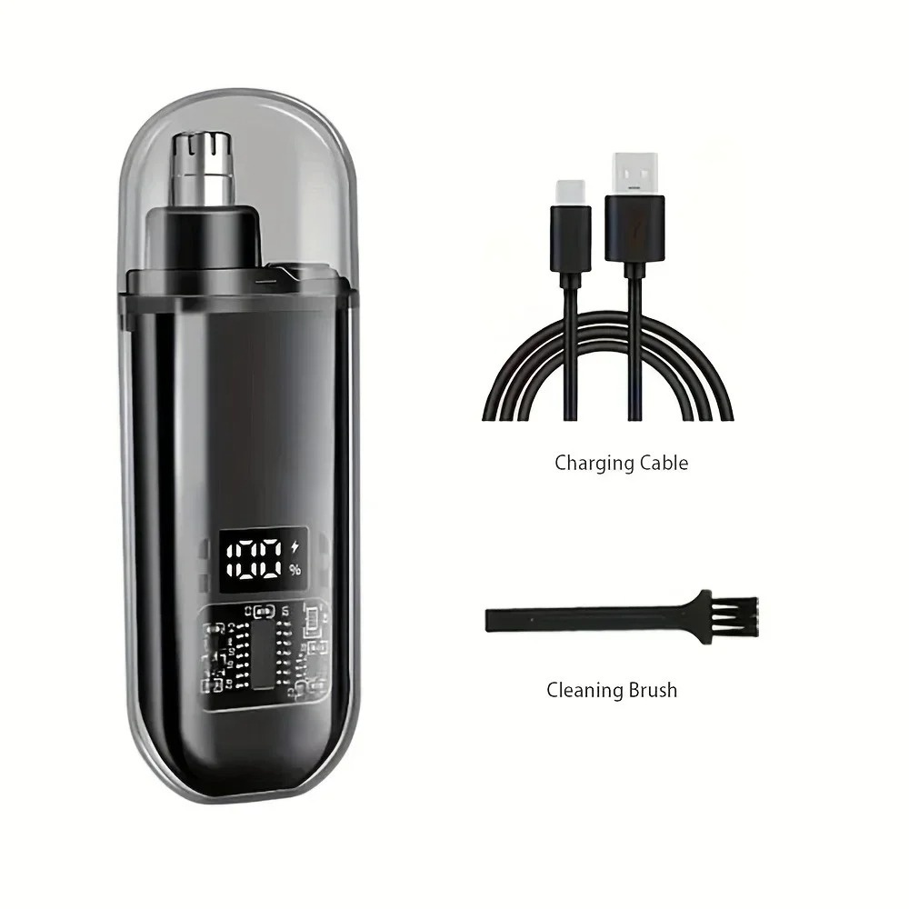 Men'S Grooming Facial - Elektryczny mini trymer do nosa i