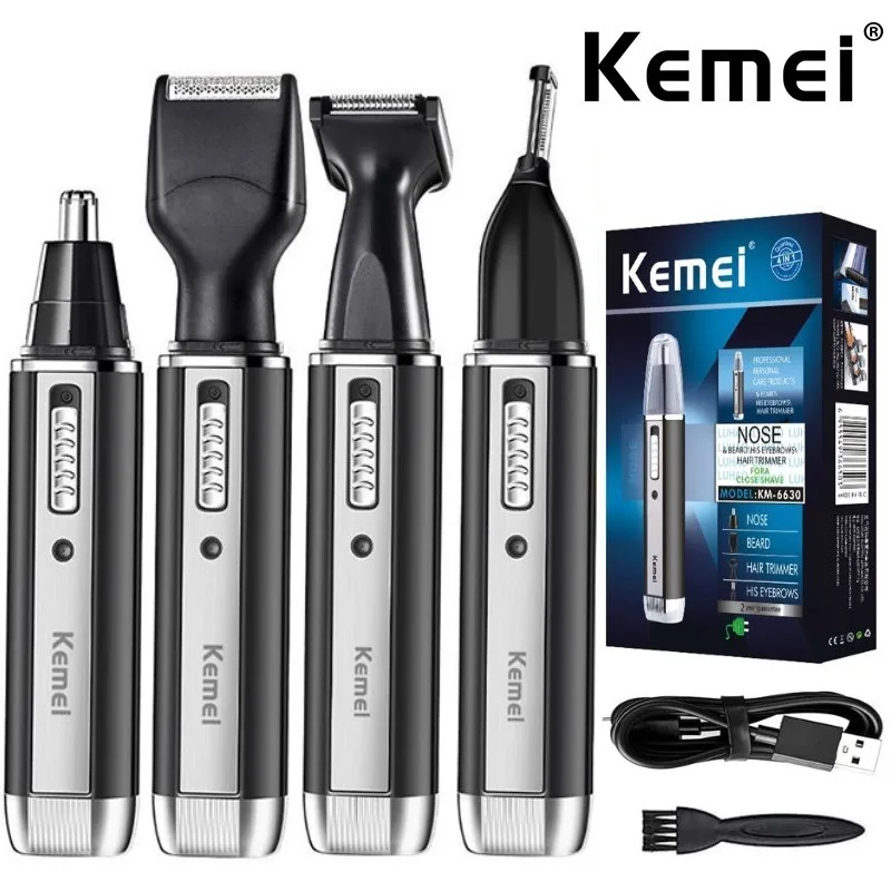 Men'S Grooming Electric Trimmer - Kemei Trymer 4 w 1 dla