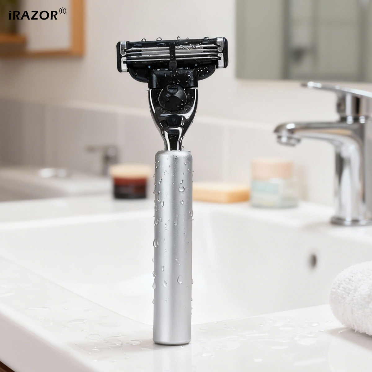 Men'S Grooming Blade - iRAZOR Klasyczna męska maszynka do golenia