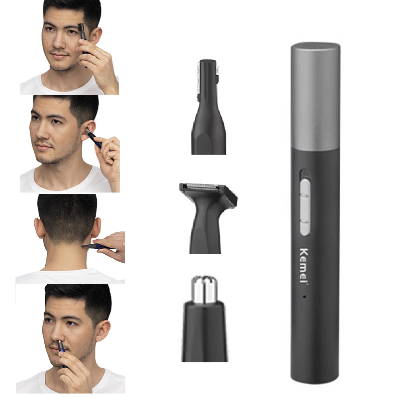 Men'S Grooming Facial - Kemei Pro Akumulatorowy Trymer do Nosa,