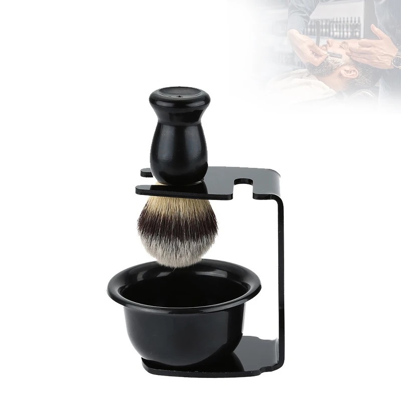 Men'S Grooming Facial - Pędzel do golenia i miseczka z