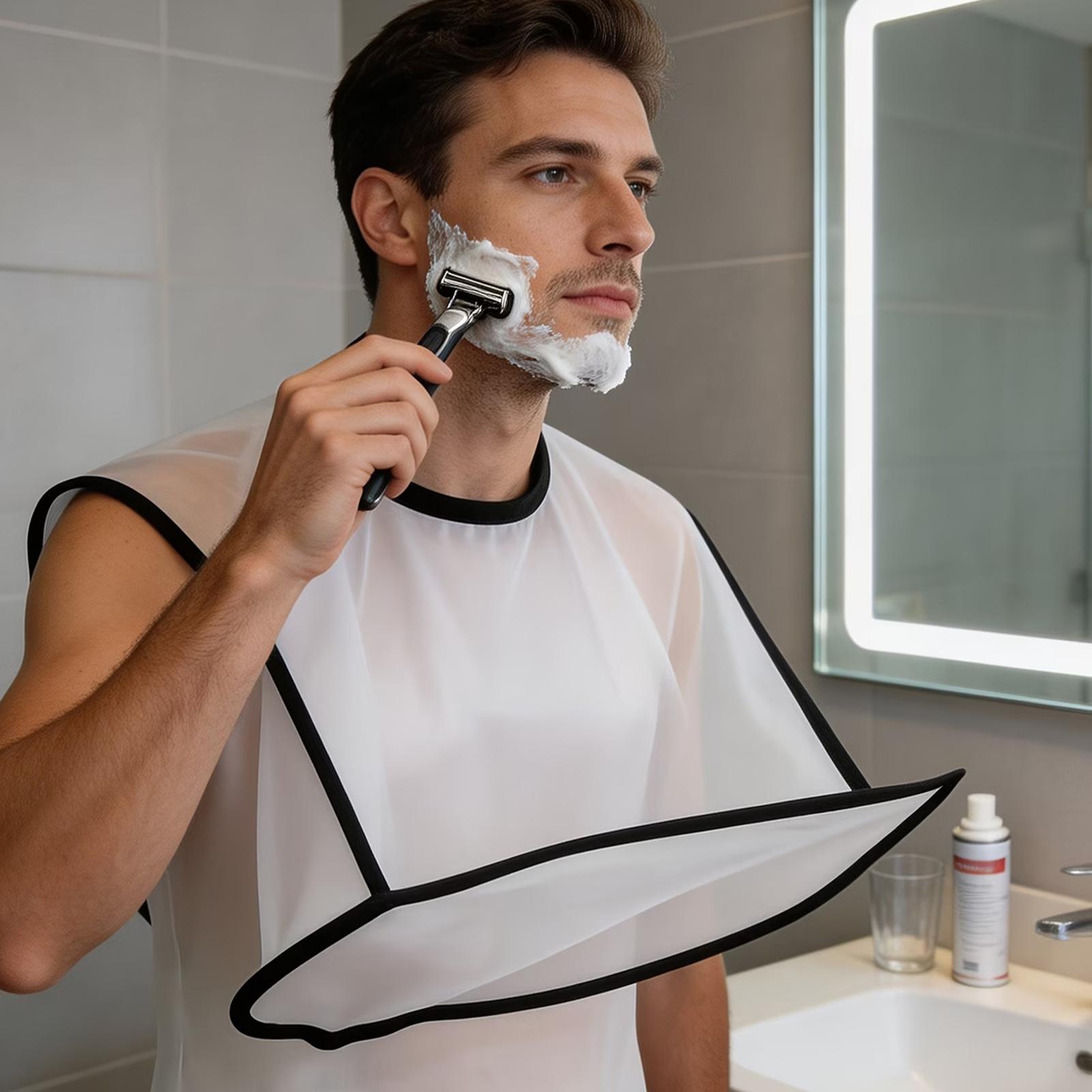 Men'S Grooming Tool - Fartuch do brody składany, śliniak do