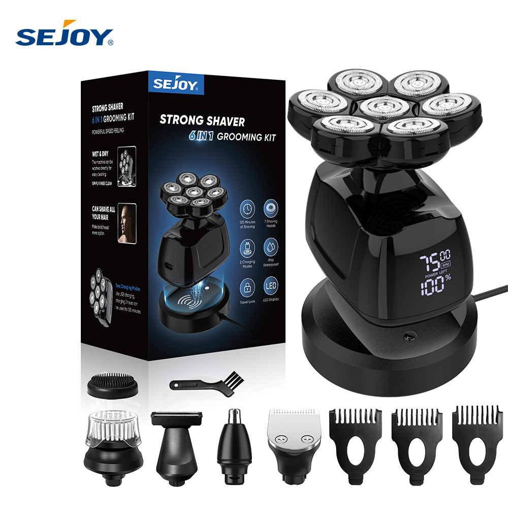 Men'S Grooming Blade - SEJOY Wielofunkcyjne golarki 7D dla łysych