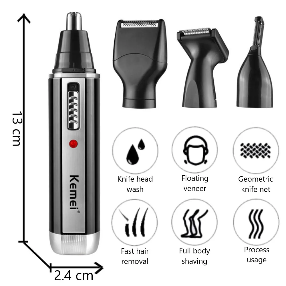 Kemei Trymer 4 w 1 dla mężczyz – Men'S Grooming Electric Trimmer recenzja i cena