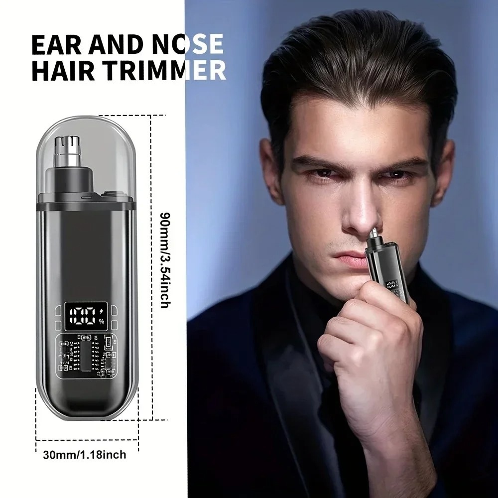 Elektryczny trymer do nosa i u – Men'S Grooming Facial recenzja i cena