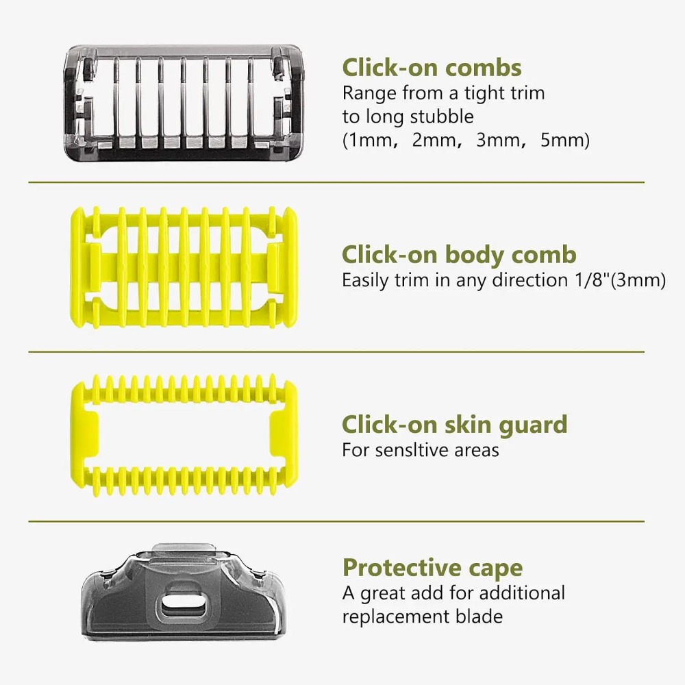 Nowe 4 nasadki grzebieniowe do – Men'S Grooming Trimmer recenzja i cena