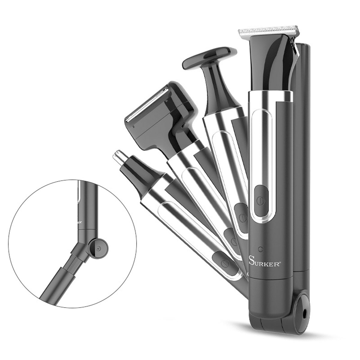 Surker 4-w-1 Golarka dla Mężcz – Men Grooming Full Body recenzja i cena